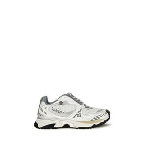 Versace Men Icaro Sneakers In Fabric, Mesh And Leather